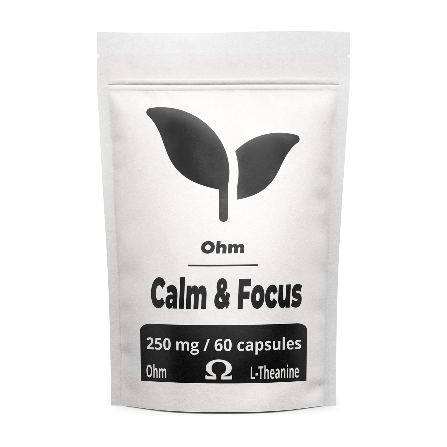 Calm & Focus - L-Theanine 250 mg - 60 Capsules