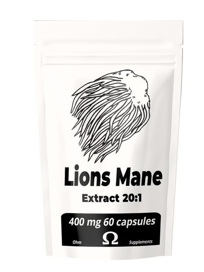 Lion's Mane Extract 20:1 400 mg - Capsules