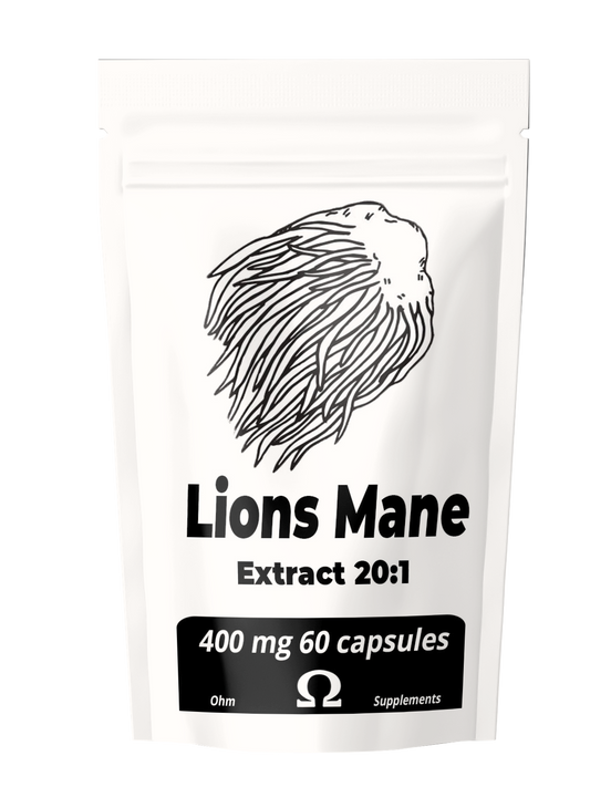 Lion's Mane Extract 20:1 400 mg - Capsules