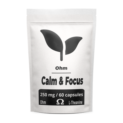 Calm & Focus - L-Theanine 250 mg  - 60 Capsules